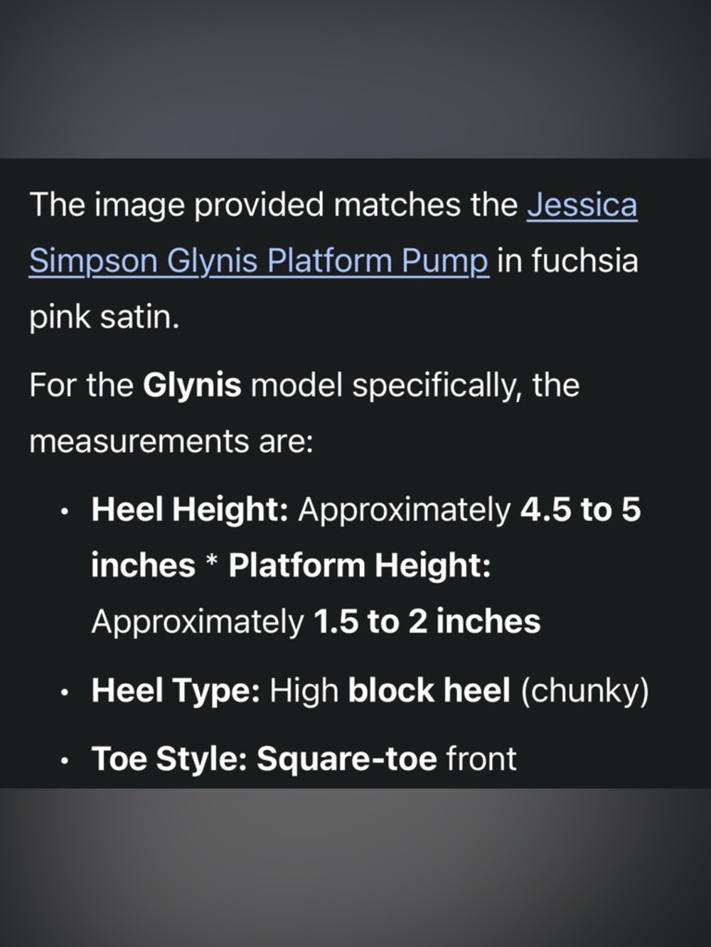 NWT-Jessica Simpson Satin Fuchsia Platform Pump- Box Has No Lid - Picture 5 of 8